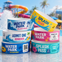 Bracelet jetable en papier Tyvek DuPont imprimé NFC RFID pour événements OEM, code I, EV1, pas cher, pour fêtes VIP, clubs, marathons, entraînements sportifs, concerts