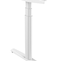 Table de bureau informatique réglable en hauteur électrique JIECANG en acier pour la maison et le bureau, avec double moteur
