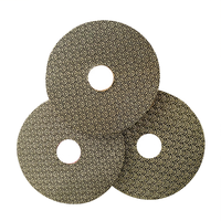 Tampons de polissage diamantés électro-plaqués pour polissage humide, abrasifs pour pierre, granit et marbre