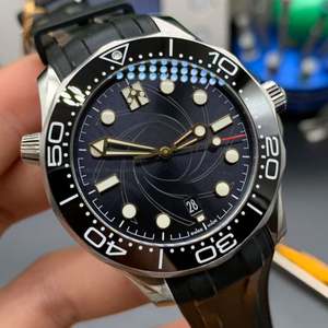 นาฬิกาข้อมือผู้ชายคุณภาพสูง ดีไซน์หรูหราทันสมัย ระบบจักรกล กันน้ำ สำหรับเล่นกีฬา แสดงวันที่ เหมาะสำหรับธุรกิจ แบรนด์โอเมก้า - Product Image 1