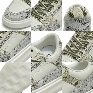 Zapatillas Casuales con Diseño de Serpiente Personalizado, Ligeras, con Suela Gruesa, de Cuero Sintético, <span class=keywords><strong>para</strong></span> Hombre - Product Image 2