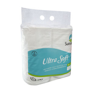 Fornitore di porcellana personalizzato goffrato legno vergine morbido pasta di bambù rotolo di tessuto 1/2/3/4 rotolo Jumbo carta igienica vita quotidiana - Product Image 3