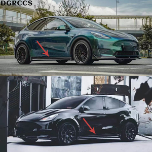 Faldones Laterales Estilo C de Fibra de Carbono Genuina para Vehículo de Nueva Energía Modelo Y - Product Image 4