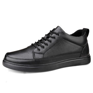 Zapatos de Cuero Genuino de Color Sólido para Hombre, Nueva Tendencia de Moda de Primavera y Otoño, Transpirables, con Cierre de Cordones, Suela Suave, Deportivos Casuales - Product Image 6