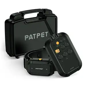 PATPETプロフェッショナルドッグトレーニングショックカラー屋外長距離リモート電気トレーニングEカラーハンティングドッグIPX7ボックス付き