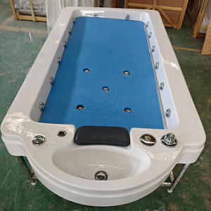 Bañera Rectangular Independiente de Acrílico para Spa, Masajes, Exfoliación, Baño de Sal, Sauna, Cuidado de la Salud, Exfoliación de Espalda, Resistente a la Corrosión - Product Image 3