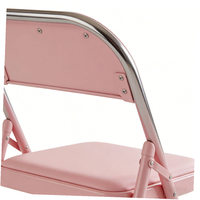 Chaise de méditation pliable SENTI, modèle unisexe, design coussin, sans dossier, support standard en acier au carbone, cuir PU, longueur 81 cm