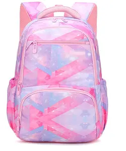 Nylon durable Filles Softback Lettre Enfants Sac à dos Fermeture à glissière Oxford Polyester Doublé À La Mode École Primaire Bookbags - Product Image 1