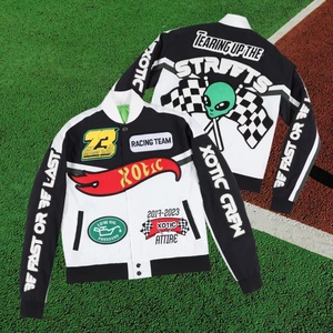 Chaqueta de Invierno para Ciclismo y Motociclismo, Estilo Letterman, Ropa Urbana, Chaqueta de Béisbol para Hombre - Product Image 1