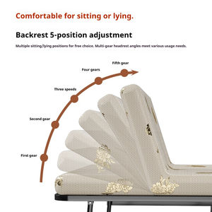 <span class=keywords><strong>Lit</strong></span> pliant multifonctionnel <span class=keywords><strong>pour</strong></span> salon, hôpital, adultes, avec cadre métallique, <span class=keywords><strong>lit</strong></span> pliant portable avec matelas - Product Image 2