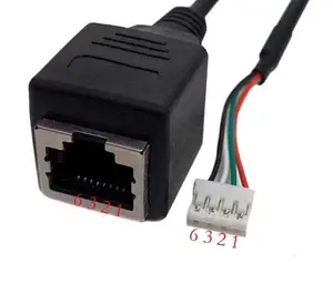 RJ45母加长8P8C至4P 2.0 1.25 1.5间距连接器端子电缆组件电线