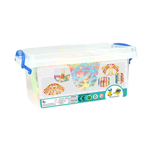 Jouets éducatifs intéressants à faire soi-même, blocs de construction en plastique, 172 pièces, jeu de blocs magiques multicolores pour enfants - Product Image 1