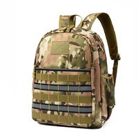 Sac à dos tactique camouflage Oxford respirant et réfléchissant pour l'école et les voyages de loisirs - Unisexe