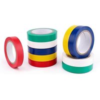 Cinta Aislante Eléctrica de PVC Multicolor de Alta Tensión y Fuerte Adhesión para Protección de Cables y Mazos de Cables