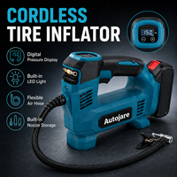 20V Cordless Tire Inflator 150PSI Digital Air Compressor Portable Electric Pump with LED Light for Car Bike Ball OEM