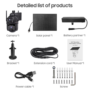 Sectec 8MP 4G Aov Năng Lượng Mặt Trời Bảng Điều Khiển Tầm Nhìn Ban Đêm PIR 20100MAh Pin 24-Giờ Đèn Pha 10W Năng Lượng Mặt Trời Bảng Điều Khiển Đám Mây <span class=keywords><strong>Wifi</strong></span> CCTV IP66 Máy Ảnh - Product Image 6