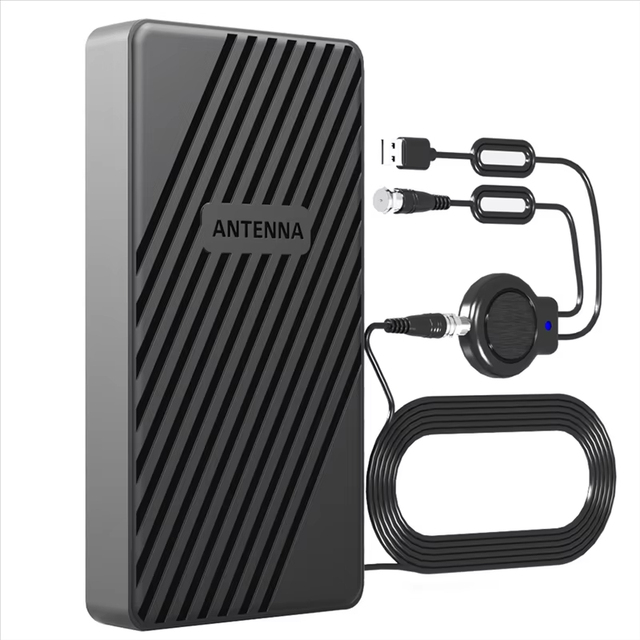 Best Hot Sell 4K 1080P Indoor TV Antenna With Amplifier 3-Way Signal Reception for Maximum Channels