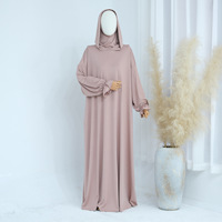 Vêtements amples pour femmes grande taille robes abaya longues vente en gros de robes longues moins chères pour femmes musulmanes en mousseline de soie