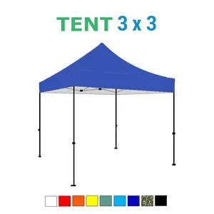 Benutzer definierte 2x2 3x3 3x6 kommerziellen wasserdichten Anbieter Food Booth Werbe zelt