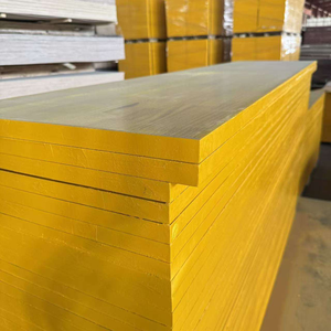 Panel de Encofrado de Madera de <span class=keywords><strong>Pino</strong></span> de 21mm y 27mm, Impermeable, de 3 Capas, Amarillo, Diseño Moderno para Pegamento WBP, Formaldehído E1 5 - Product Image 3