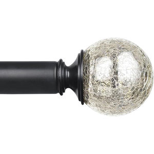 עיצוב משובח מוט <span class=keywords><strong>drapery</strong></span> יחיד עם סנפירי זכוכית מעוצבים בסגנון כפרי עבור משרד מלונות - Product Image 1