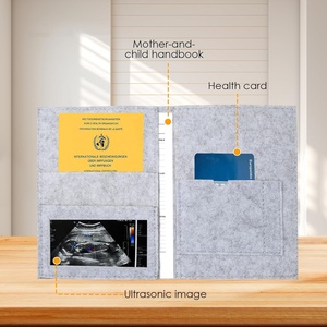 Alemán Mutterpass Filz fieltro madre niño pasaporte cubierta maternidad registro cubierta protectora para imágenes de ultrasonido y tarjeta de salud - Product Image 3
