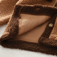Tweed Fleece Patchwork Zweiteiler Herbst Winter Mädchen Kinder Strickjacke Rock Outfit