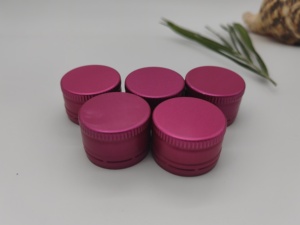 Tappo a Corona in Alluminio Antimanomissione 18mm 24mm 28mm 30mm Coperchio Metallico ROPP per Bottiglie di Vino e Bevande - Product Image 4