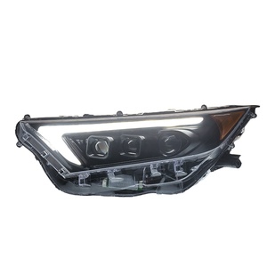 Conjunto de Faros Delanteros Modificados para 20-25 con Lente LED, Luces de Circulación Diurna, Señales de Giro, Lente LED de 12V que Ilumina y Mejora - Product Image 1