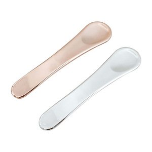 Applicateur électroplaqué de 6 cm pour crème de maquillage, bâton de maquillage en métal, accessoire cosmétique, outil de beauté, bâton de <span class=keywords><strong>massage</strong></span>, cuillère - Product Image 1