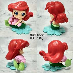 Figura de Juguete de Princesa Versión Q, 8 Estilos, Figuras de Princesas Blancanieves, Sirenita, Bella, <span class=keywords><strong>Cenicienta</strong></span>, Muñeca Frozen, Figura de Acción - Product Image 4