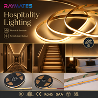Premium 12V COB LED Şerit 10m 4000K CRI90+ Esnek Noktasız Bant Işık Kendinden Yapışkanlı Yatak Odası Mutfak Ayna Arka Aydınlatması için