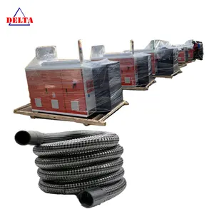 Steel wire spiraled cable protection flexible pipe produce machine fiber twist reinforcement pipe machine
