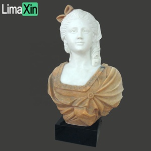 Escultura <span class=keywords><strong>de</strong></span> busto <span class=keywords><strong>de</strong></span> mármol <span class=keywords><strong>de</strong></span> dama vívidamente velada Popular escultura <span class=keywords><strong>de</strong></span> mármol rojo tallada a mano - Product Image 5