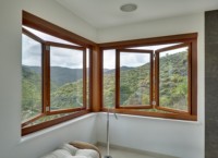 TOMA Fenêtres pliantes en verre trempé en aluminium Fenêtre locale pliante horizontale Fenêtre pliante en aluminium