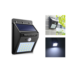 20 100 LEDs Applique Murale Solaire LED Sans Fil Imperméable Solaire LED Appliques Murales Extérieures - Product Image 5