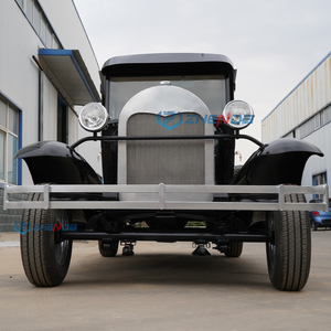 Voiture électrique vintage à succès – Véhicule de tourisme 5 <span class=keywords><strong>places</strong></span>, chariot touristique classique, voiture électrique vintage noire populaire - Product Image 5
