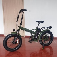 Vélo électrique pliable à batterie lithium 48V 15Ah, 20 pouces, pneus larges, moteur 250W, longue autonomie, promotionnel