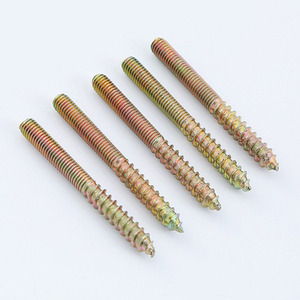 M6 M8 M10 đôi cuối ren phẳng Đầu Gỗ vít thép mạ kẽm mạ kẽm ren Stud vít - Product Image 5