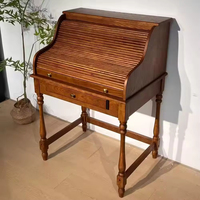 Coiffeuse de Maquillage Moderne de Luxe sur Pied en Bois Massif, Table de Maquillage et Bureau Pré-assemblés avec Tiroirs de Rangement Ajustables