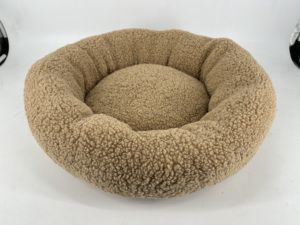 Das Bestseller-Hunden est Four Seasons Pet Nest Herbst und Winter New Teddy Velvet Semi Enclosed Pet Cat Nest - Product Image 5