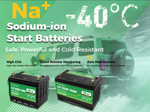 แบตเตอรี่สตาร์ทโซเดียมไอออน 12V 60Ah 70Ah 80Ah 90Ah 100Ah สำหรับรถยนต์ รถบรรทุก เรือ  จ่ายไฟเร็ว ปลอดภัย แรงสตาร์ทสูง - Product Image 3