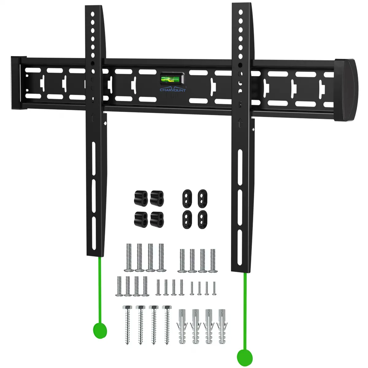 Charmount Max VESA 400 * 400mmユニバーサルTVブラケットTVホルダー垂直ポートレート固定TVマウント