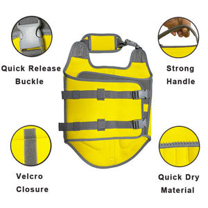 Giubbotto di salvataggio per cani in Neoprene impermeabile resistente e resistente alla pelle - Product Image 5