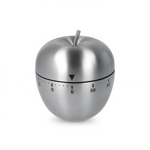 Temporizador Metaltex Apple de 60 Minutos, Temporizador de Cocina con Diseño de Acero Inoxidable - Product Image 2