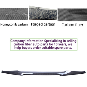 สปอยเลอร์หลังคาร์บอนไฟเบอร์ลายรังผึ้งสไตล์ M4 สำหรับรถยนต์ BMW ซีรีส์ 5 รุ่น G30 G38 และ M5 F90 ปี 2016-2023 - Product Image 4