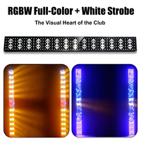 Barra de Luces LED Estroboscópica de 313 LED, Doble Capa RGBW, Activación por Sonido, DMX512, para DJ, Discoteca, Club Nocturno, Fiesta, KTV, Eventos, Iluminación Personalizada