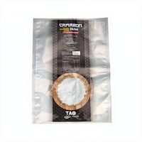 Sachets PET à fermeture éclair trois côtés (sachets stérilisables) avec impression de logo personnalisée, emballage alimentaire durable pour sucre, chewing-gum, croustilles de pommes de terre