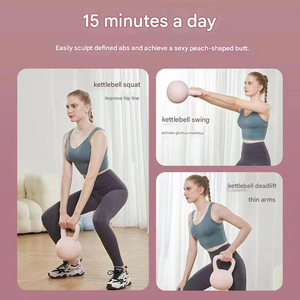 Poignée de kettlebell en PVC souple, professionnelle, <span class=keywords><strong>pour</strong></span> la maison, <span class=keywords><strong>appareil</strong></span> de fitness <span class=keywords><strong>pour</strong></span> le renforcement des fessiers, portable <span class=keywords><strong>pour</strong></span> hommes et femmes - Product Image 4