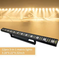 Disco 12*3w LED rondelle murale lumière rvb linéaire Pixel mur lavage scène lumière pour Club Dj fête événement